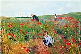 Mary Cassatt Poppies painting